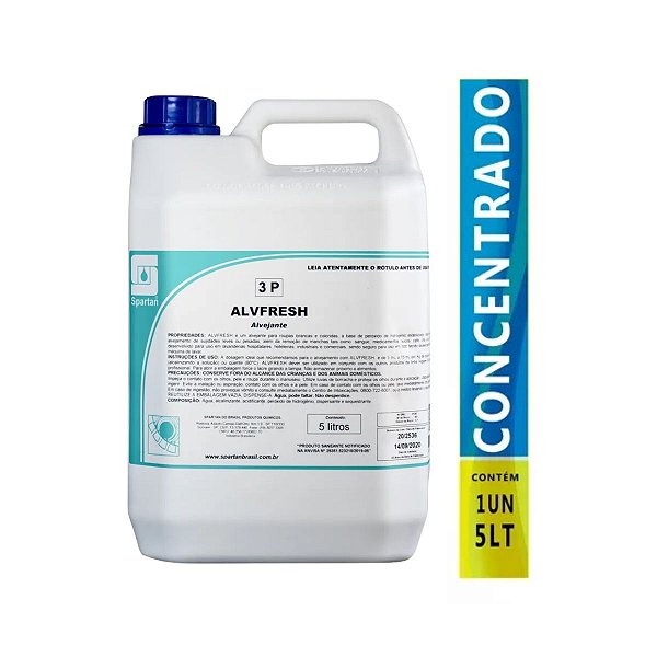 Alvejante Alvfresh 5 Litros - Spartan