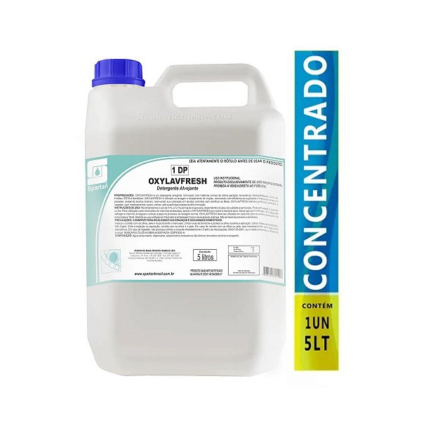 Oxylavfresh 5 Litros Detergente Alvejante - Spartan
