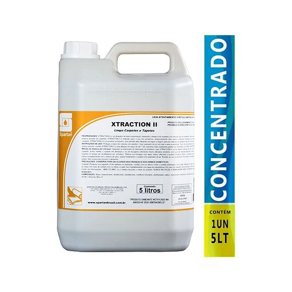 Xtraction II - Limpador de Carpete e Estofados - 5 Litros - Spartan