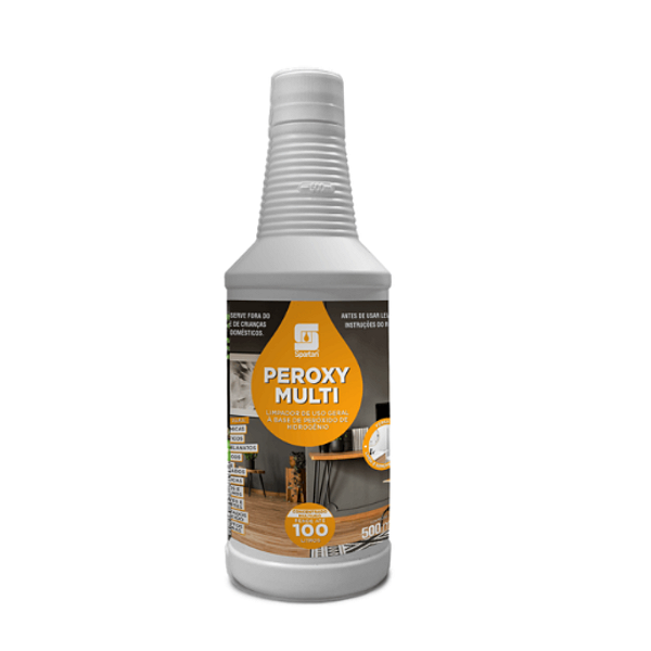 Peroxy Multi – Limpador Concentrado Multiuso à Base de Peróxido de Hidrogênio – 500ml – Spartan