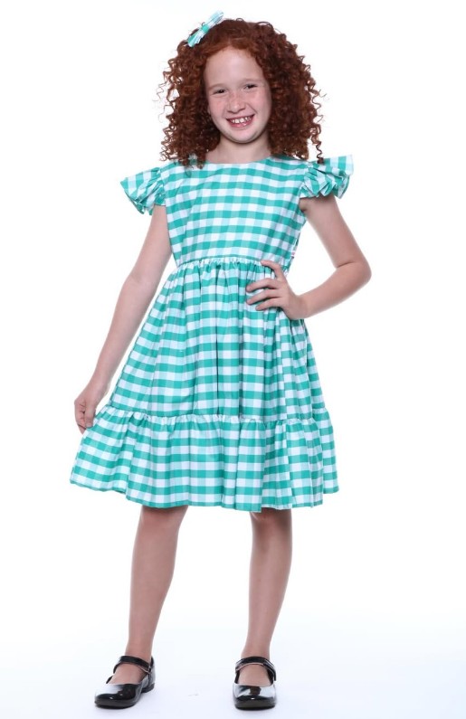 Vestido Xadrez Verde