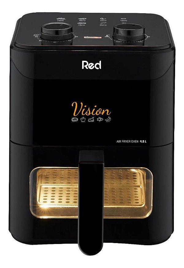Fritadeira Elétrica Sem Óleo Air Fryer Red Vision Oven 4,5litros - 110v