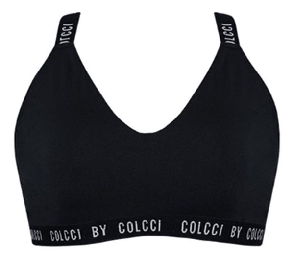 Top Sutiã Colcci Algodão Com Elástico Branco GG