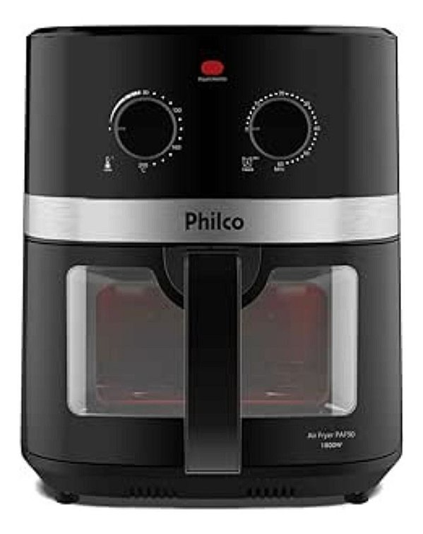 Fritadeira Elétrica Air Fryer Philco 9l 1800w Pfr90 Redstone - 220V