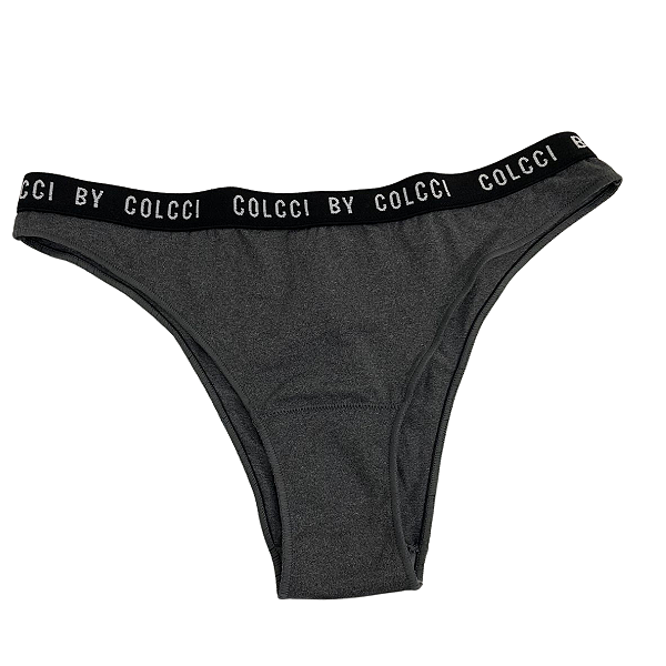 Lingerie,Calcinha biquini,Colcci,feminino,Mescla Grafite,M