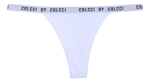 String Fio Dental Colcci Microfibra Personalizado Branco M