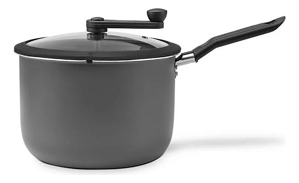 Pipoqueira de Alumínio Antiaderente Brinox 4,2 L Grafite