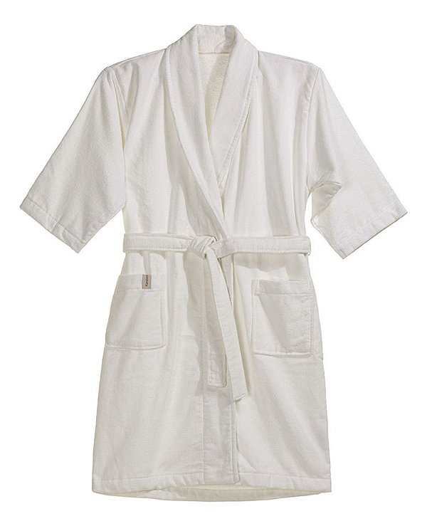 Roupão Karsten Veluto De Algodão Branco M
