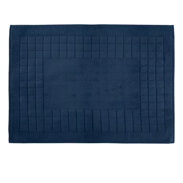 Toalha de Piso Teka Duomo 100% algodão Azul Escuro