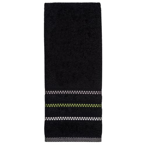 Toalha de Rosto Teka Comfort Touch 100% Algodão Preta