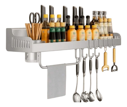 Porta Temperos Organizador Suspenso Cozinha Branco