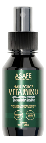 Tônico Capilar Asafe Hair Force Vitamino 100ml 3kam
