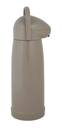 Garrafa Térmica Mor Nobile Inox De Vidro 1.9l Bege