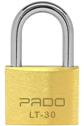 Kit 2 Cadeado Pado De Latão  Lt - 30mm  Não Enferruja