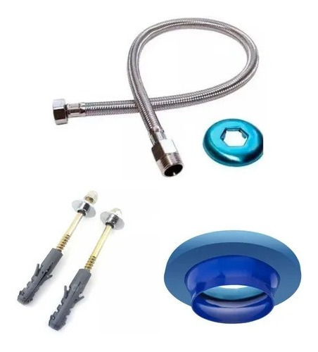 Kit Instalação Para Bacia Com Caixa Acoplada  Aço