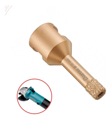 Serra Copo Diamantada 10mm P/ Esmerilhadeira - Cortag