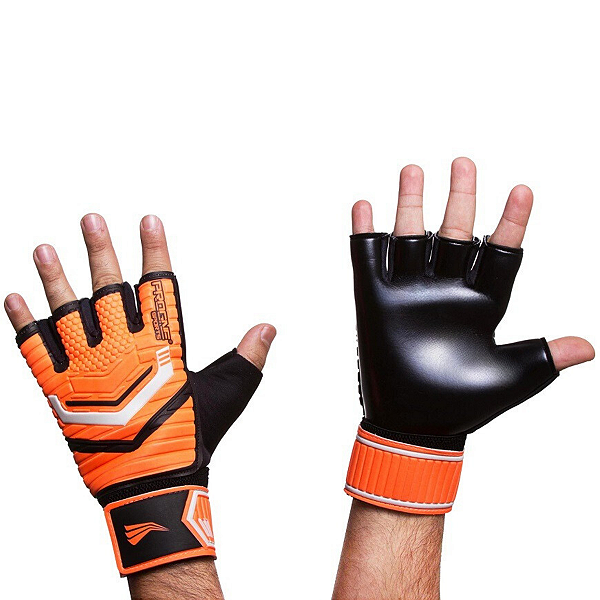 Luva Adulto Goleiro De Futsal Progne Sports - Laranja