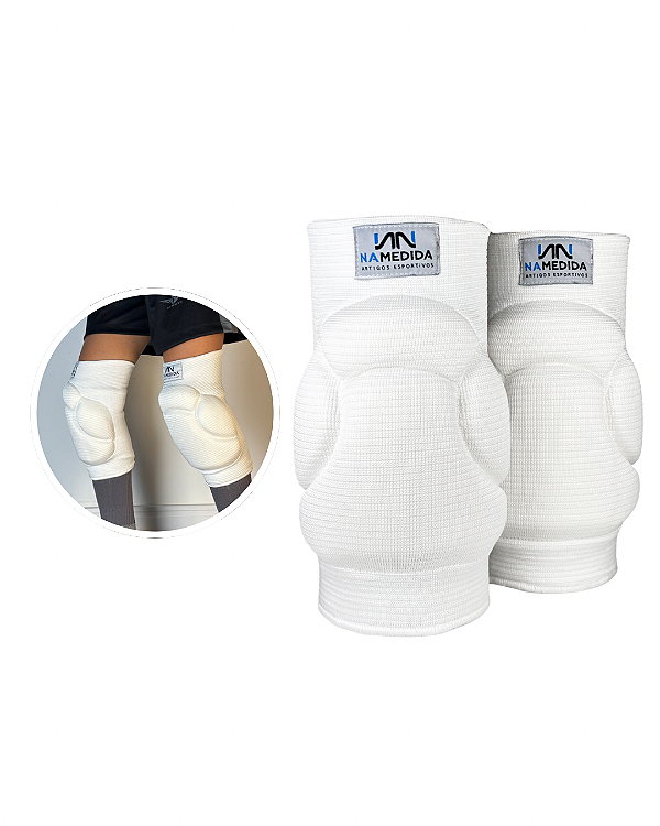 Joelheira Vôlei Na Medida - Branco