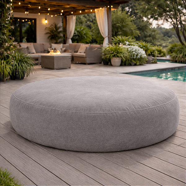 Puff Gigante Casal Sem Enchimento 140x40cm Ziper Grande Fácil de Encher