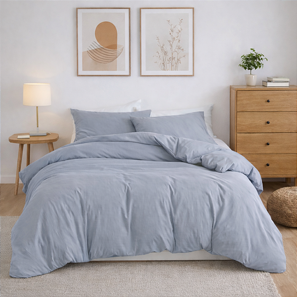 Capa Edredom Duvet King com Ziper e amarração interna 400 fios