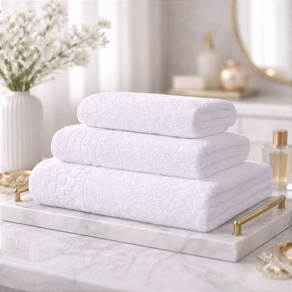 Toalhas de Banho e Rosto Hotelaria Linha Madri 400g/m²
