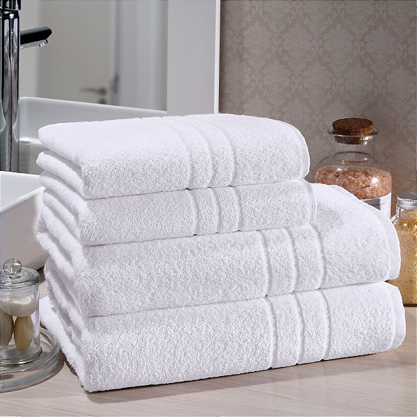 Toalhas de Banho e Rosto Hotelaria Linha Dubai 450g/m²