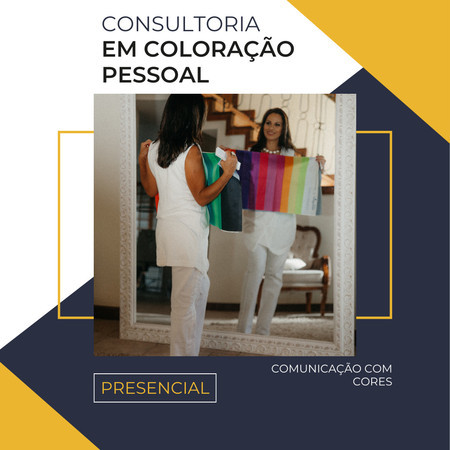 Consultoria em Coloração Pessoal, visagismo e estilo. PRESENCIAL.