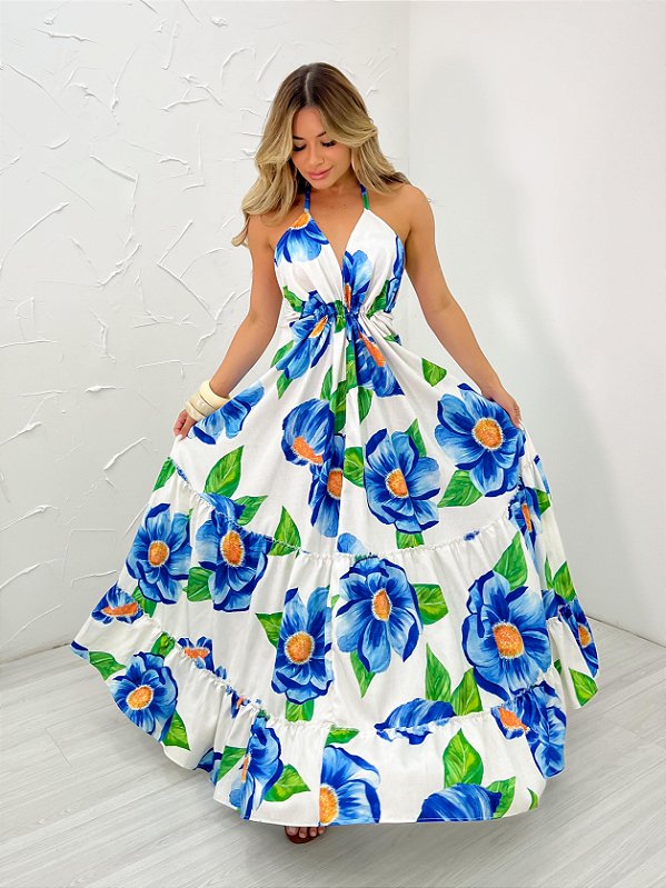 VESTIDO LONGO INDIANO