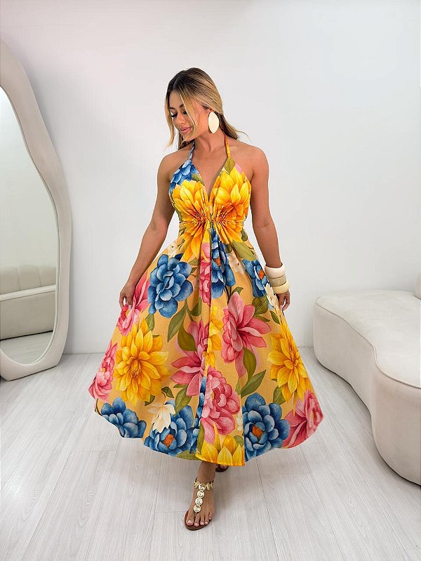 VESTIDO LONGUETE YASMIN
