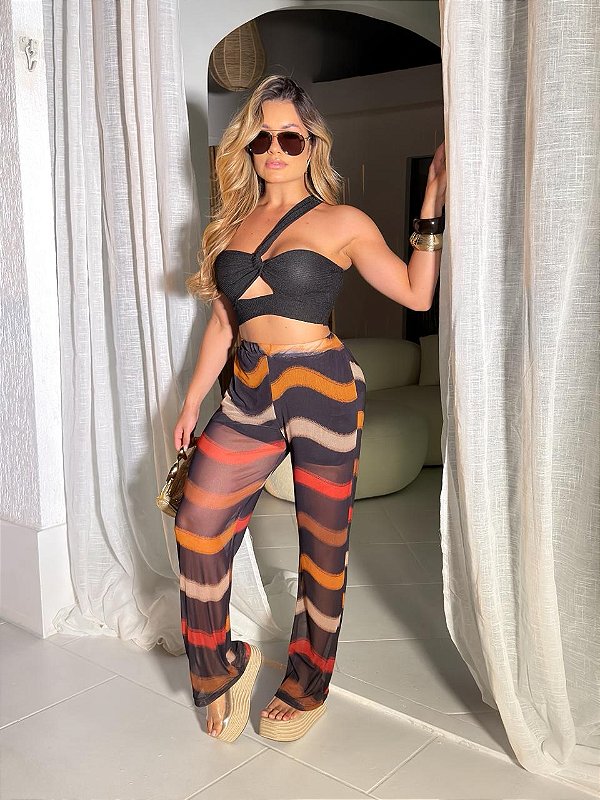 CALÇA ISABELLA TULE