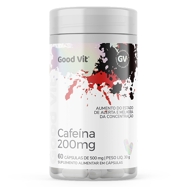 Cafeína 200mg 60 Cápsulas