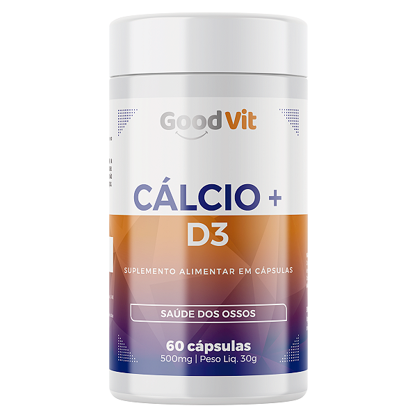 Cálcio + Vitamina D3 60 Caps
