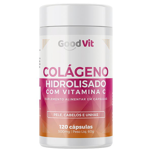 Colágeno Hidrolisado + Vit C 120 Caps