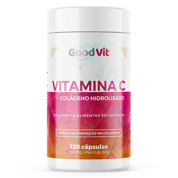 Colágeno Hidrolisado + Vit C 120 Caps