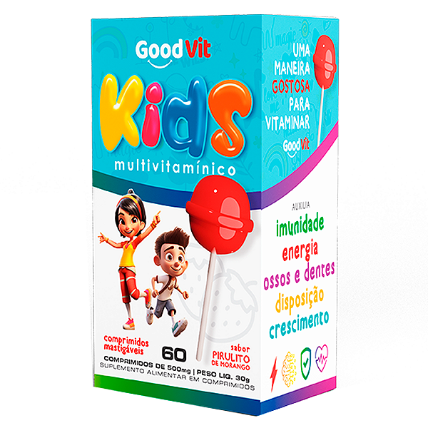 Polivitamínico Kids Mastigável 60 Cprs
