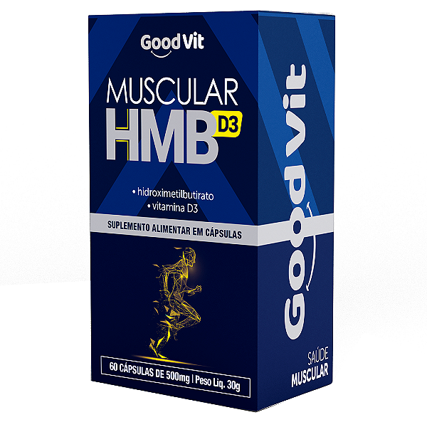 Muscular HMB D3 60 Cápsulas