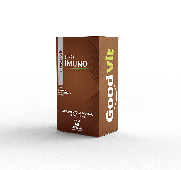 Pro Imuno I Com Própolis, Beta-Glucana e Lisina 60 Cápsulas