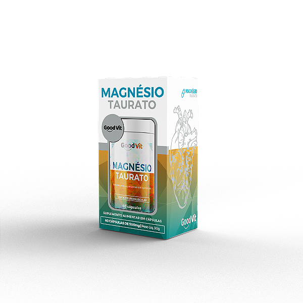 Magnésio Taurato 60 Cápsulas