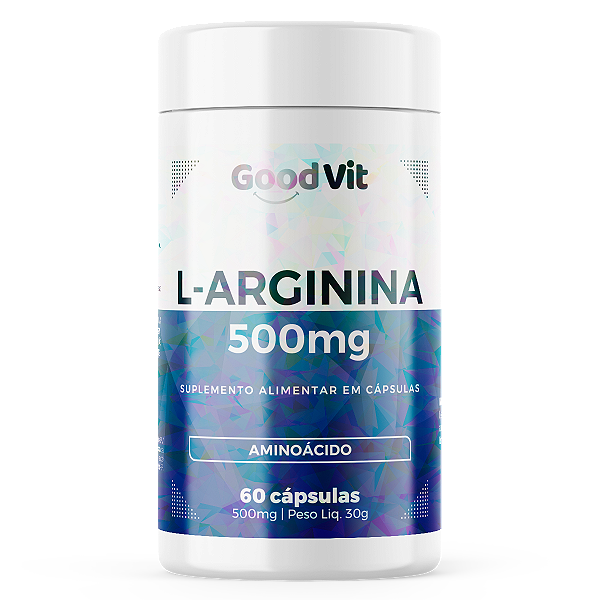 L-Arginina 500mg 60 Caps