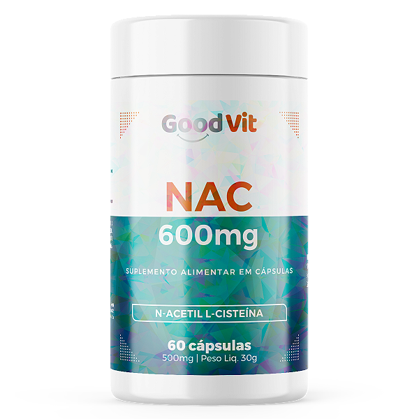 NAC 600mg 60 Cápsulas