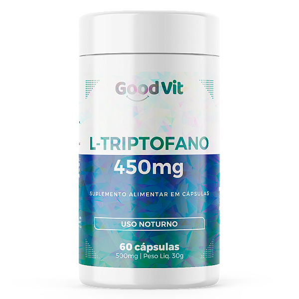 L-Triptofano 450mg 60 Caps