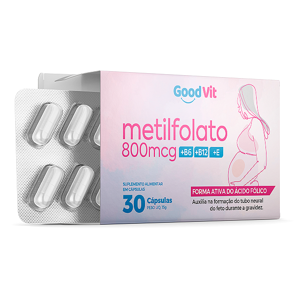 Metilfolato 800mcg 30 Caps