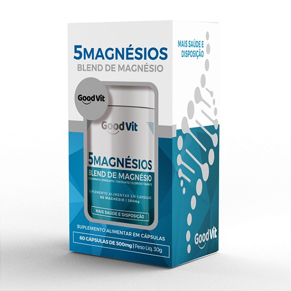 Mag 5 Blend de Magnésio 60 Caps