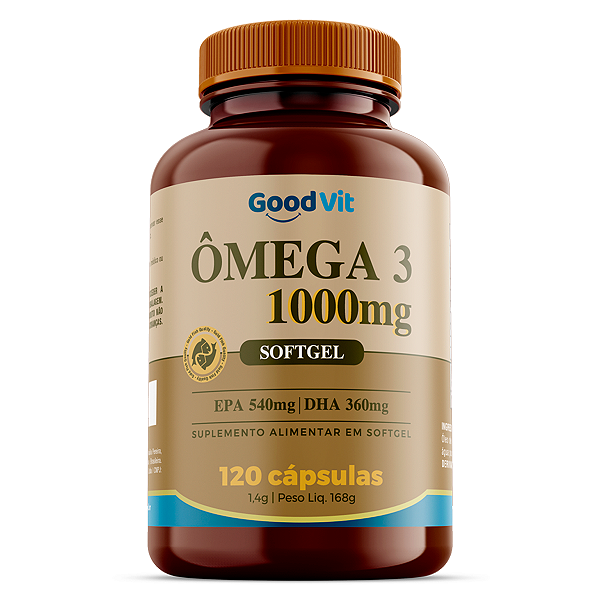Ômega 3 1000mg 120 Caps