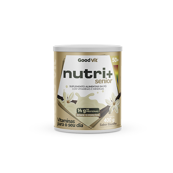 Nutri + Senior l Com Cálcio, Vitamina D e Nutrientes 400g