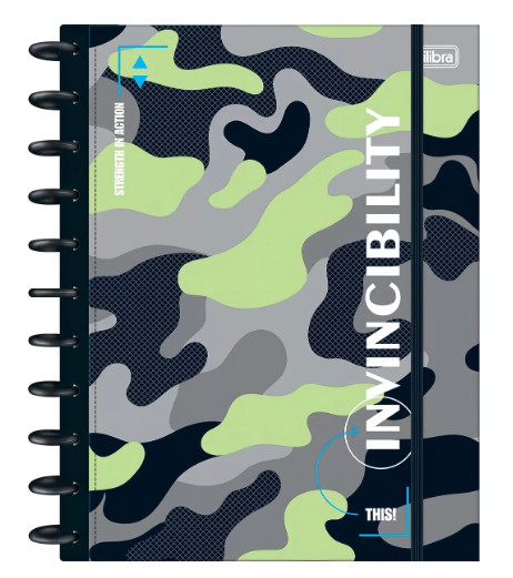 Caderno Inteligente - tilidisco 10 matérias Conn hide -  Tilibra