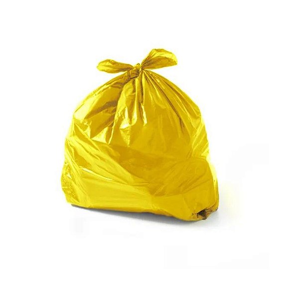 SACO PARA LIXO COLETA SELETIVA  20L AMARELO
