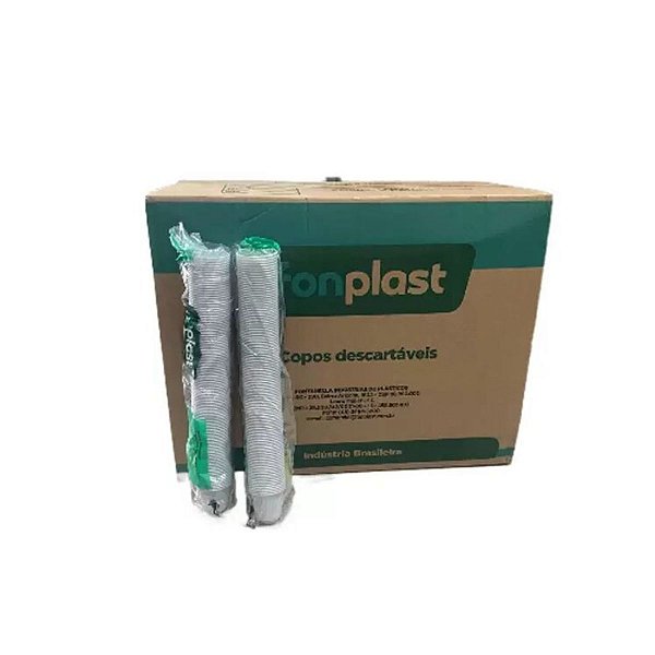 CAIXA DE COPO 50 ML BCO FONPLAST 50PCT C/100