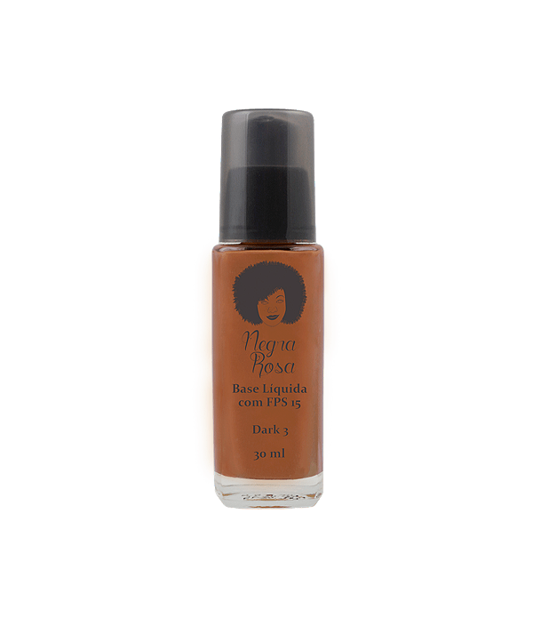 Base Líquida com FPS 15 Negra Rosa