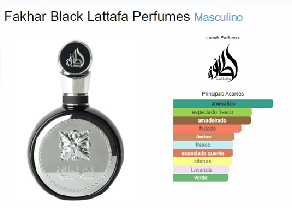 Fakhar Black de Lattafa Perfumes Eau de Parfum 100ml